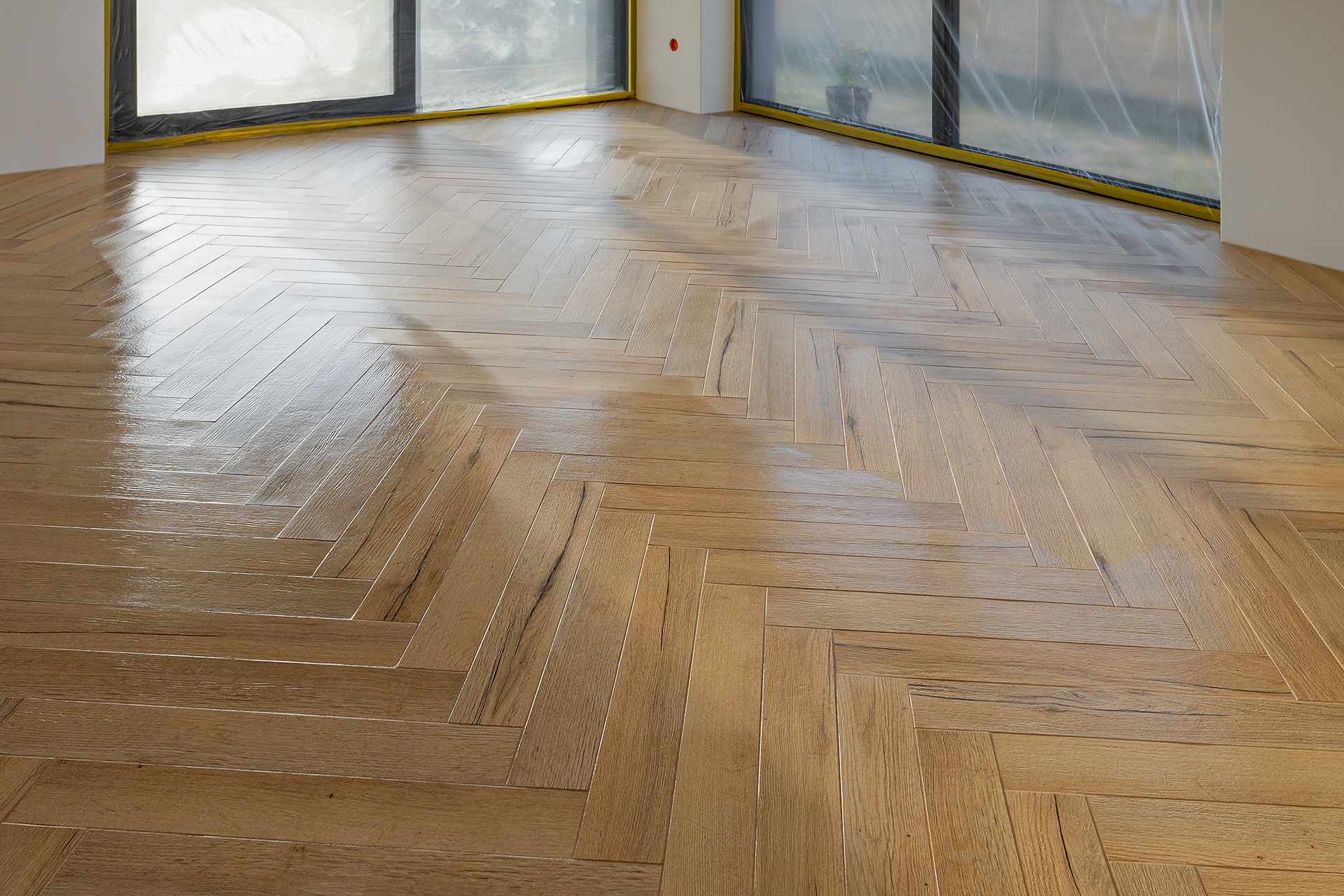 Hardwood floor installation in a New Jersey home